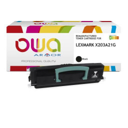 Toner reman OWA: LEXMARK X203 X204 2.500p. Std X203A11G