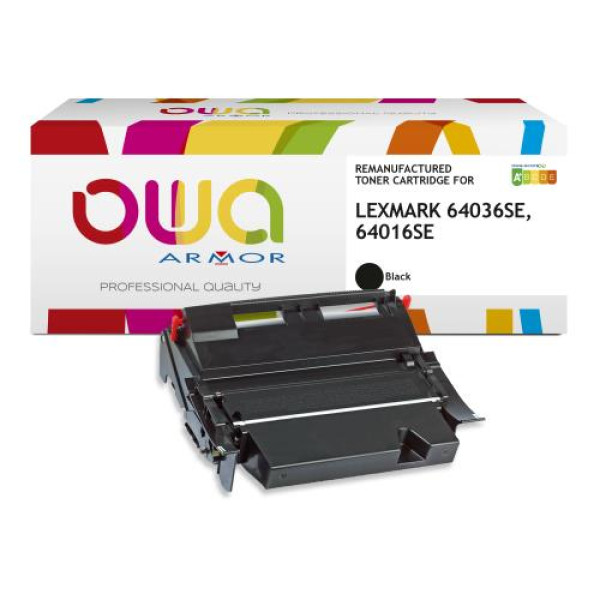 Toner reman OWA: LEXMARK T640 T642 T644 6.000p. Std 64016SE