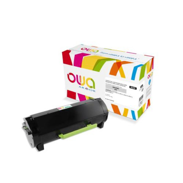 Toner reman OWA: LEXMARK MS310 MS312 MS315 MS410 1.500p. Std 50F2000 / 502