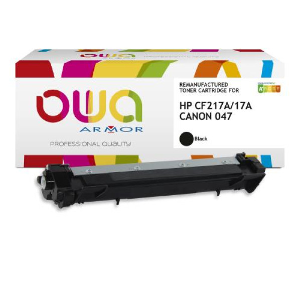 Toner reman OWA: HP Lj Pro M102 M130 M132 M134 1.600p. Std CF217A / 17A