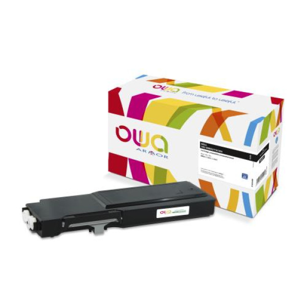 Toner reman OWA: DELL C2660 C2665 3.000p. Std 593-BBBQ / 593-BBBQ negro