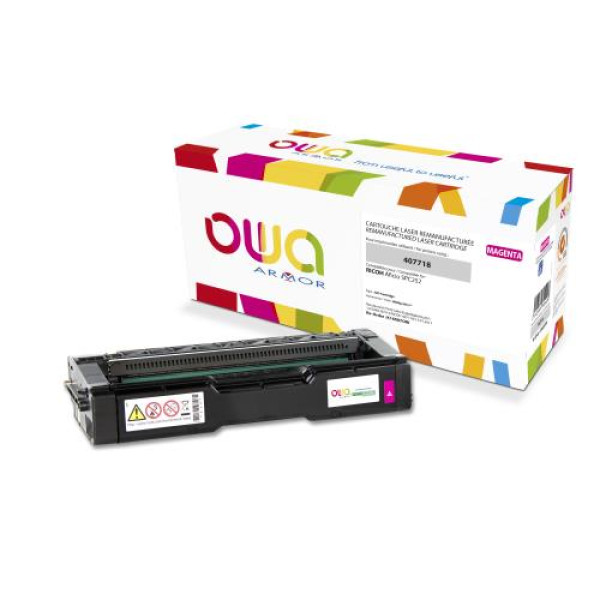 Toner reman OWA: RICOH Aficio SPC252 6.000p. HC 407718 magenta