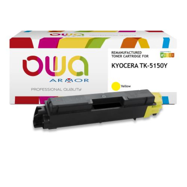 Toner reman OWA: KYOCERA ECOSYS M6035 M6535 10.000p. Std TK5150Y