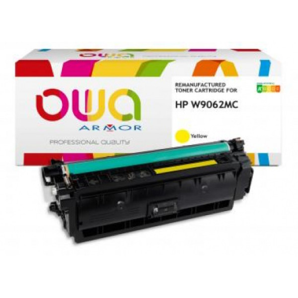 Toner reman OWA: HP Ljet Managed E55040 E57540 12.200p. W9062MC amarillo