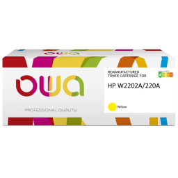 Toner reman OWA: HP Ljet Pro 4202 4302 1.800p. W2202A / 220A amarillo Toner reman OWA: HP Ljet Pro 4202 4302 1.800p. W2202A / 220A amarillo