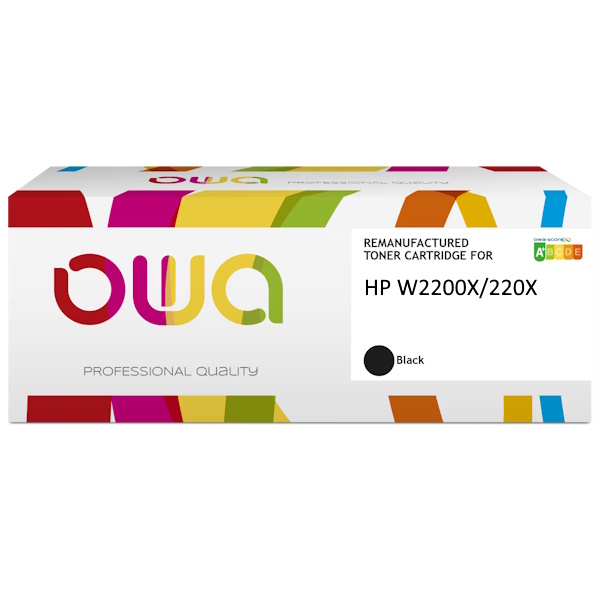 Toner reman OWA: HP Ljet Pro 4202 4302 7.500p. W2200X / 220A negro