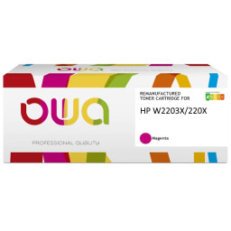 Toner reman OWA: HP Ljet Pro 4202 4302 5.500p. W2203X / 220A magenta Toner reman OWA: HP Ljet Pro 4202 4302 5.500p. W2203X / 220A magenta