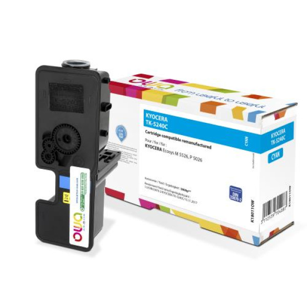 Toner reman OWA: KYOCERA ECOSYS M5526 P5026 3.000p. Std TK5240C