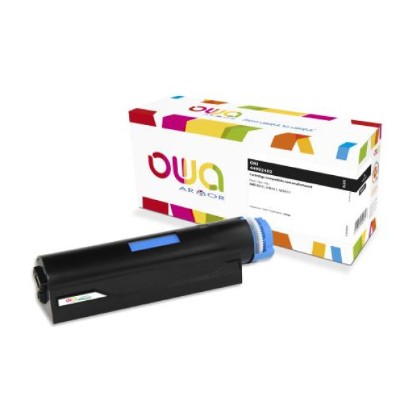 Toner reman OWA: OKI B401 MB441 MB451 2.500p. Std 44992402