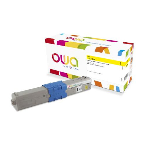 Toner reman OWA: OKI ES3452 ES5431 ES5462 6.000p. Std 44973509 amarillo