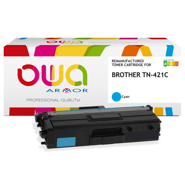 Toner reman OWA: BROTHER HLL8260 DCPL8410 MFCL8690 1.800p. Std TN421C cyan