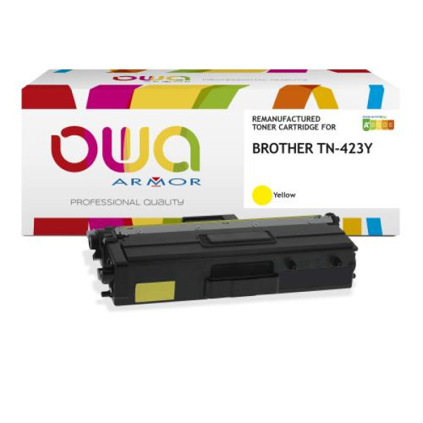 Toner reman OWA: BROTHER HLL8260 DCPL8410 MFCL8690 4.000p. HC TN423Y