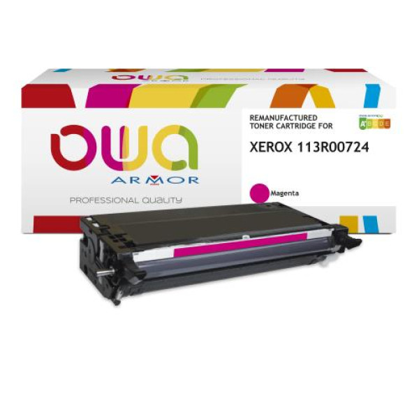 Toner reman OWA: XEROX Phaser 6180 6.000p. HC 113R00724 magenta