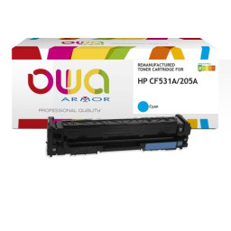 Toner reman OWA: HP Color Lj Pro MFP M180 900p. Std CF531A / 205A cyan