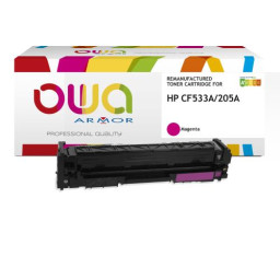 Toner reman OWA: HP Color Lj Pro MFP M180 900p. Std CF533A / 205A magenta