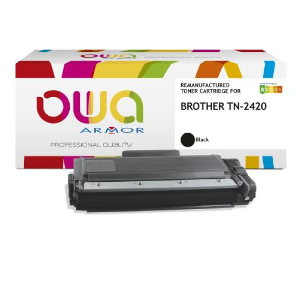 Toner reman OWA: BROTHER HLL2372 DCPL2512 MFCL2732 3.000p. HC TN2420 / TN-2420