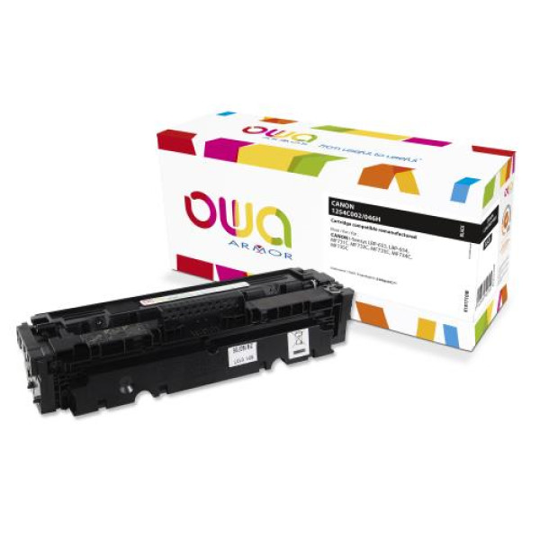 Toner reman OWA: CANON LBP653 LBP654 MF731 MF732 6.300p. HC 1254C002 / 046H negro