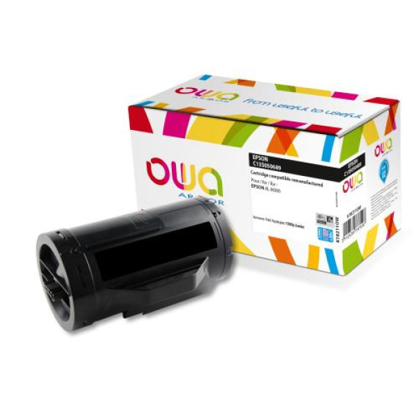 Toner reman OWA: EPSON AL M300, MX300 15.000p. Jumbo C13S050689 (+capacidad)