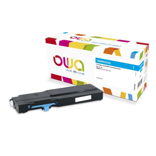 Toner reman OWA: XEROX VersaLink C400 C405 8.000p. HC 106R03530 cyan