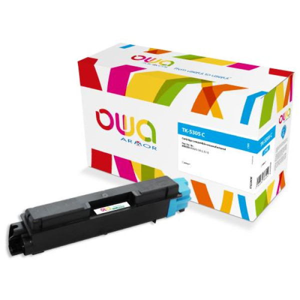 Toner reman OWA: KYOCERA TASKalfa 350ci 351ci 6.000p. Std TK5305C / TK5305C