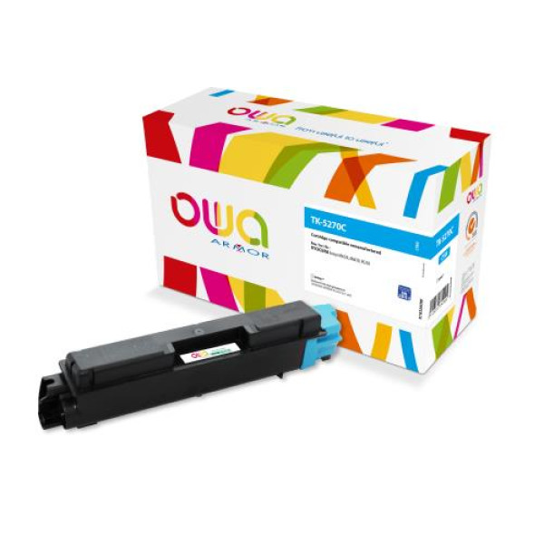 Toner reman OWA: KYOCERA ECOSYS M6230 M6630 P6230 6.000p. Std TK5270C