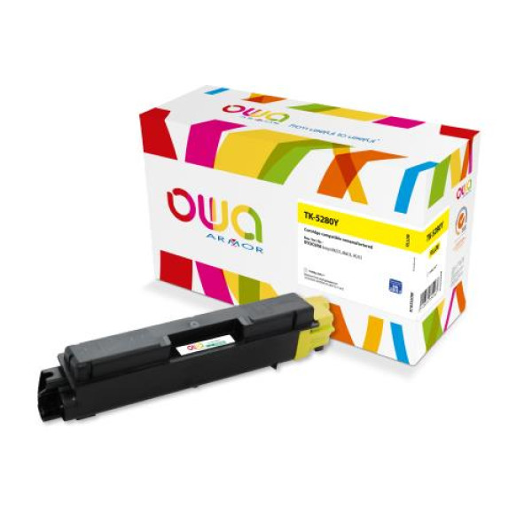 Toner reman OWA: KYOCERA ECOSYS M6235 M6635 P6235 11.000p. HC TK5280Y