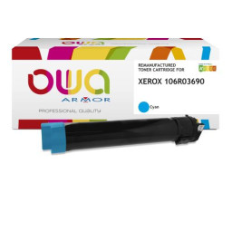 Toner reman OWA: XEROX Phaser 6510 WC6515 4.300p. Std 106R03690 cyan