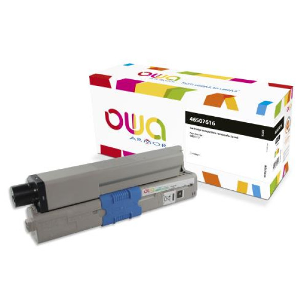 Toner reman OWA: OKI C712n 712dn 11.000p. Std 46507616 negro