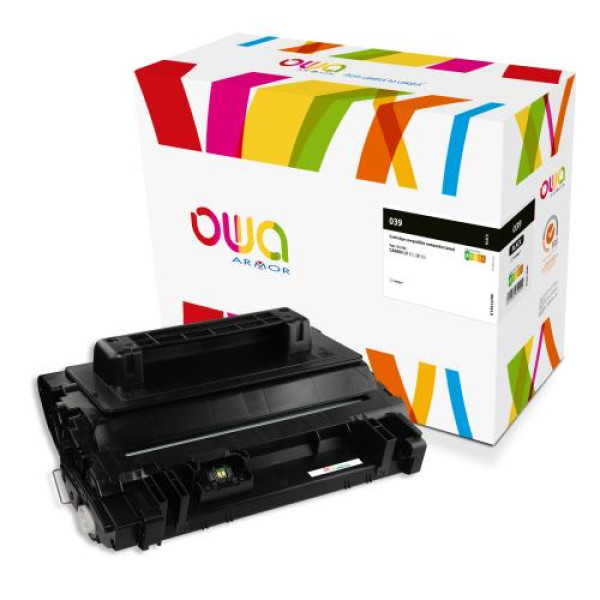 Toner reman OWA: CANON LBP351 LBP352 13.000p. Jumbo 0287C001 / 039 (+capacidad)