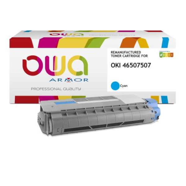 Toner reman OWA: OKI C612 6.000p. Std 46507505 amarillo