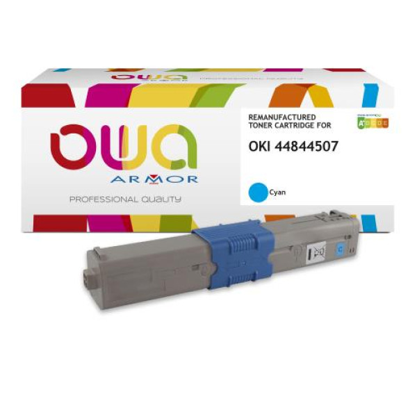 Toner reman OWA: OKI C831 10.000p. Std 44844507 cyan