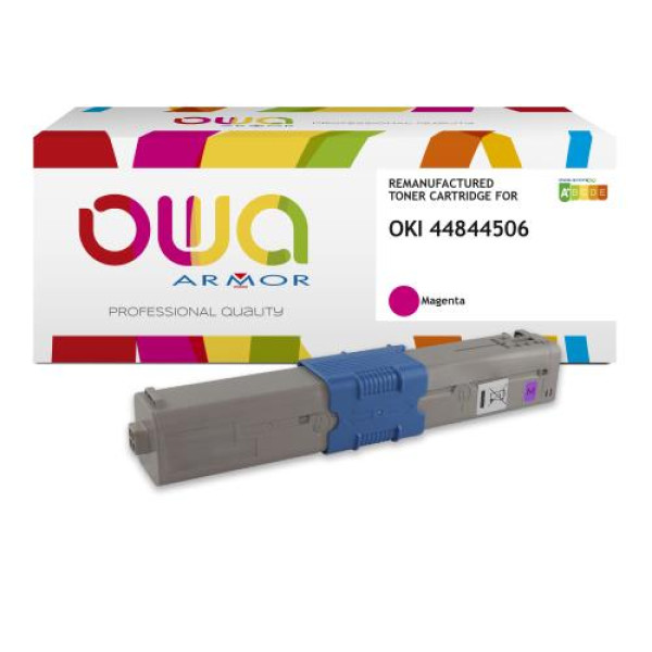 Toner reman OWA: OKI C831 10.000p. Std 44844506 magenta