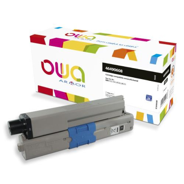 Toner reman OWA: OKI C532 C542 MC563 MC573 7.000p. HC 46490608 / C532