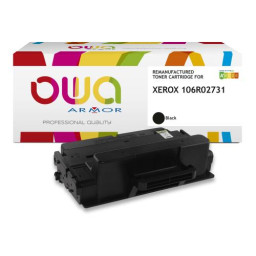 Toner reman OWA: XEROX Phaser 6510 WC6515 25.300p. HC 106R02731 negro