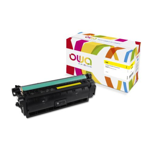 Toner reman OWA: CANON LBP710 LBP712 5.400p. Std 0454C001 / 040 amarillo