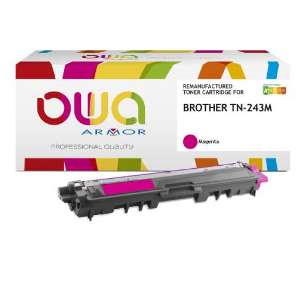 Toner reman OWA: BROTHER HLL3210 DCPL3510 MFCL3730 1.000p. Std TN243M magenta