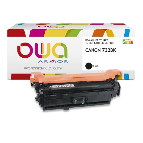 Toner reman OWA: CANON LBP7780 6.100p. Std 6263B002 / 732 negro