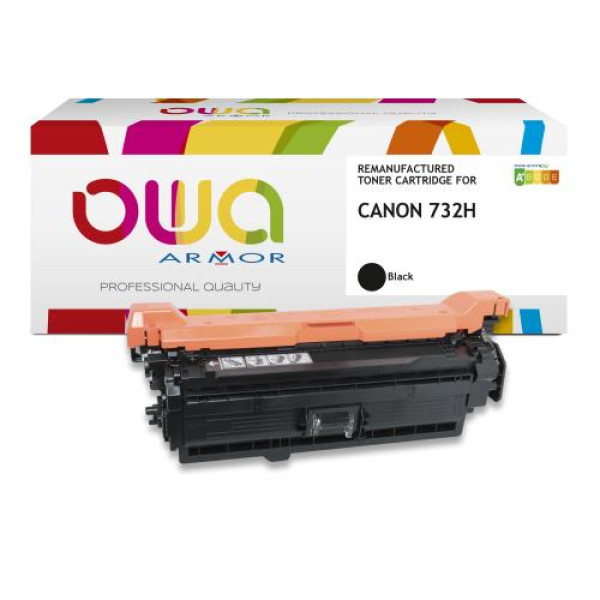 Toner reman OWA: CANON LBP7780 12.000p. HC 6264B002 / 732 negro