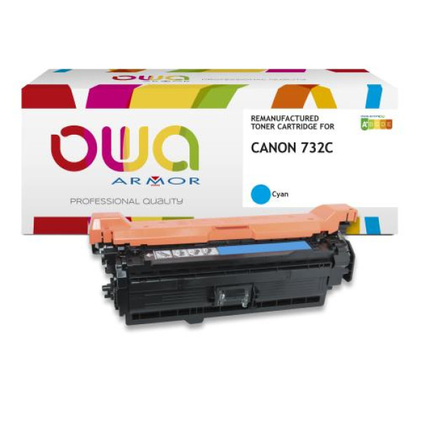 Toner reman OWA: CANON LBP7780 6.400p. Std 6262B002 / 732 cyan