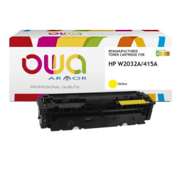 Toner reman OWA: HP Color Lj M454 M479 M480 2.100p. Std W2032A / 415A amarillo