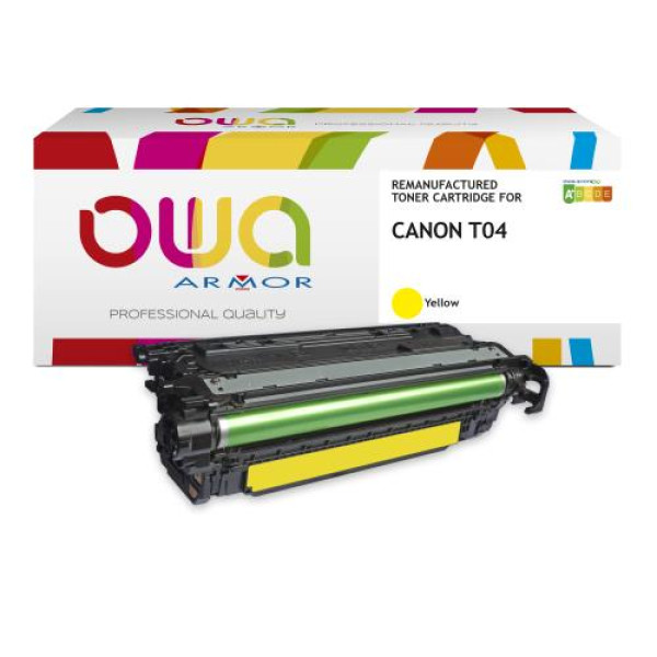 Toner reman OWA: CANON IR C475 C477 27.500p. 2977C001 / T04C yellow