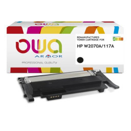 Toner reman OWA: HP Color 150a 150nw 178nw 179fnw 1.000p. W2070A / 117A negro