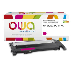 Toner reman OWA: HP Color 150a 150nw 178nw 179fnw 700p. W2073A / 117A magenta