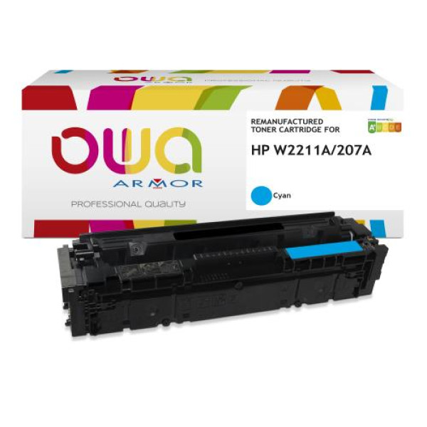 Toner reman OWA: HP Ljet Pro M255 M282 M283 1.250p. W2211A / 207A cyan