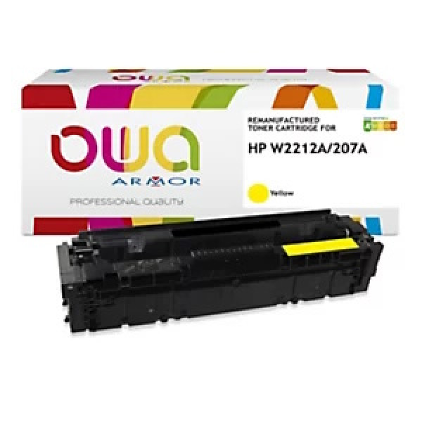 Toner reman OWA: HP Ljet Pro M255 M282 M283 1.250p. W2212A / 207A amarillo