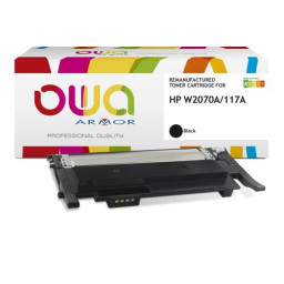 Toner reman OWA: HP Color 150a 150nw 178nw 179fnw 1.600p. Jumbo W2070A / 117A negro