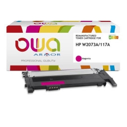 Toner reman OWA: HP Color 150a 150nw 178nw 179fnw 1.000p. Jumbo W2073A / 117A magenta
