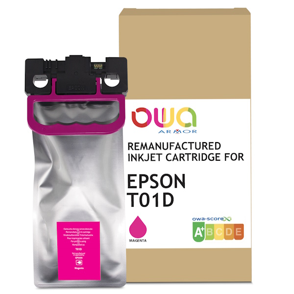 Ct. reman. OWA: EPSON WT-C529R WT-C579R magenta 260ml 20.000p. XXL ink T01D (C13T01D300)