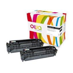 (2) Toner reman OWA: HP Color Lj CP2025 CM2320 2x3.500p. Std CC530AD / 304A  dual-pack
