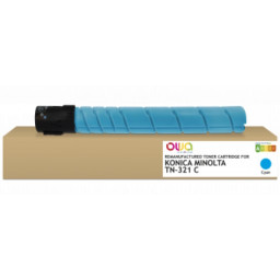 Toner reman OWA: K-MINOLTA C224 C284 OLIV.MF222 25.000p. STD A33K450 / TN321C 